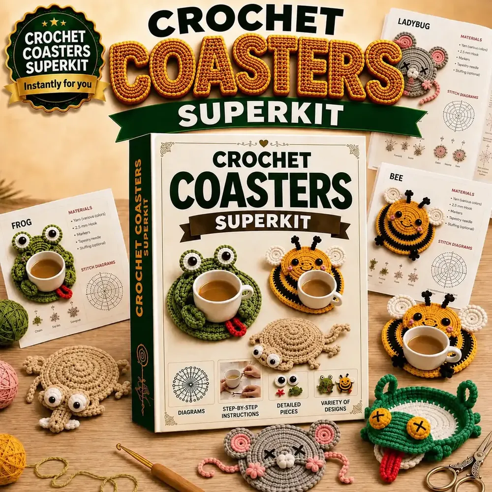 Crochet Coasters SuperKit